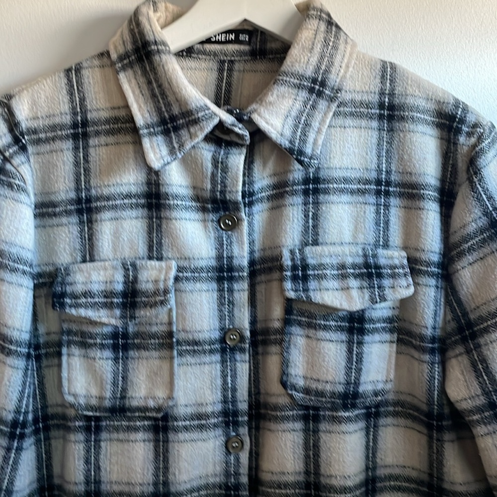 Plaid Shacket  size M